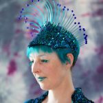 Peacock fascinator